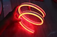 Esnek Neon Doğrusal Işık DC12V Kırmızı Renk